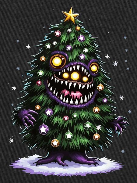 Christmas Tree Monster
