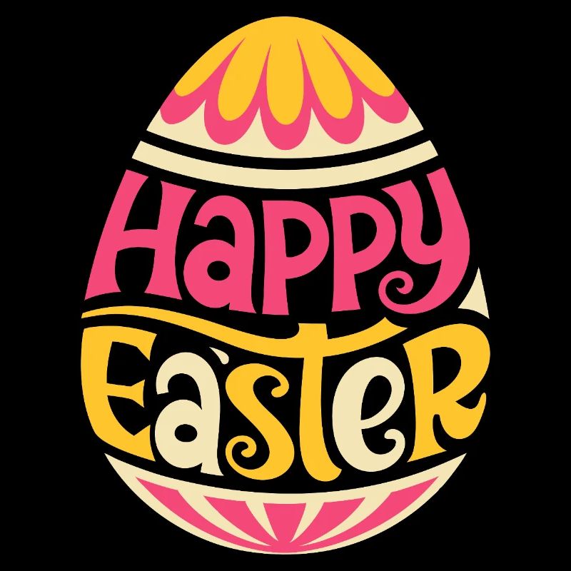 Joyeuses Pâques - Lapin de Pâques - Oeuf de Pâques - Cadeau