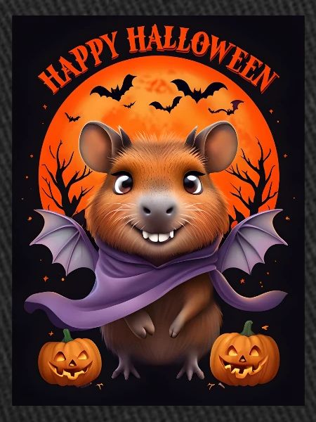 Idée cadeau fantôme Capybara d’Halloween