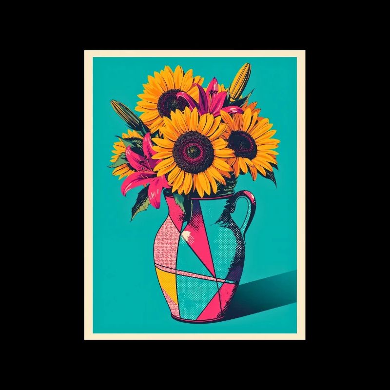 Pop Art Blumenvase