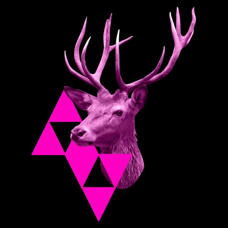 Cerf rose