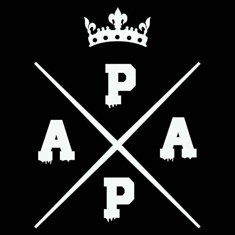 Kreuzendes Papa krone Logo