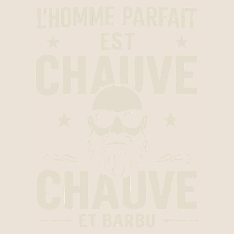 Der perfekte Mann hat eine Glatze und einen Bart