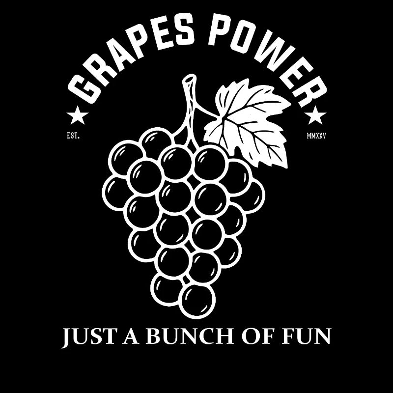 Weintrauben Design – Raisins, Power Fun