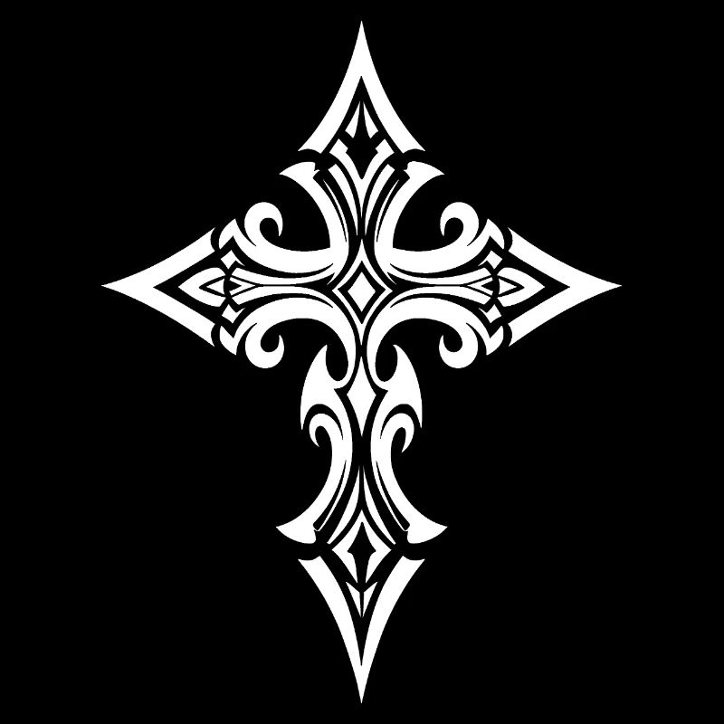 Croix en filigrane ornée