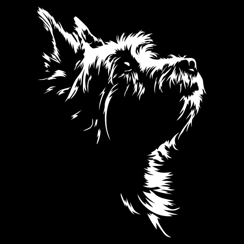 Cairn Terrier Silhouette Chien Wilsigns
