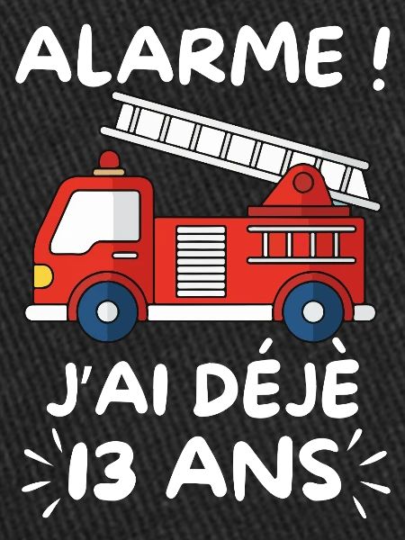 Camion Pompier 13 Ans Anniversaire