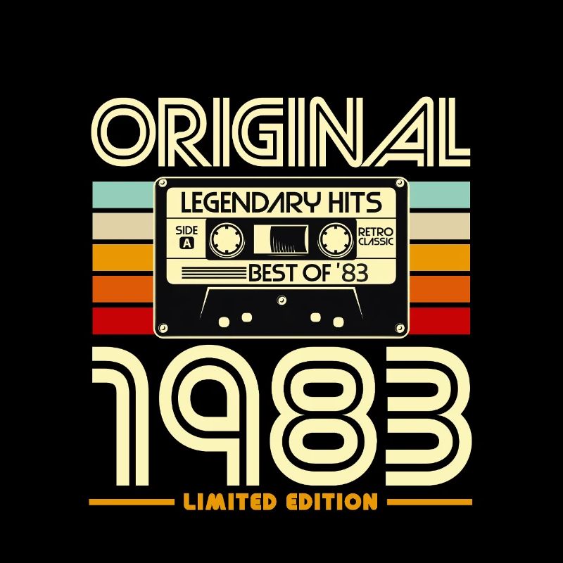 Cassette 1983 Édition Limitée Retro