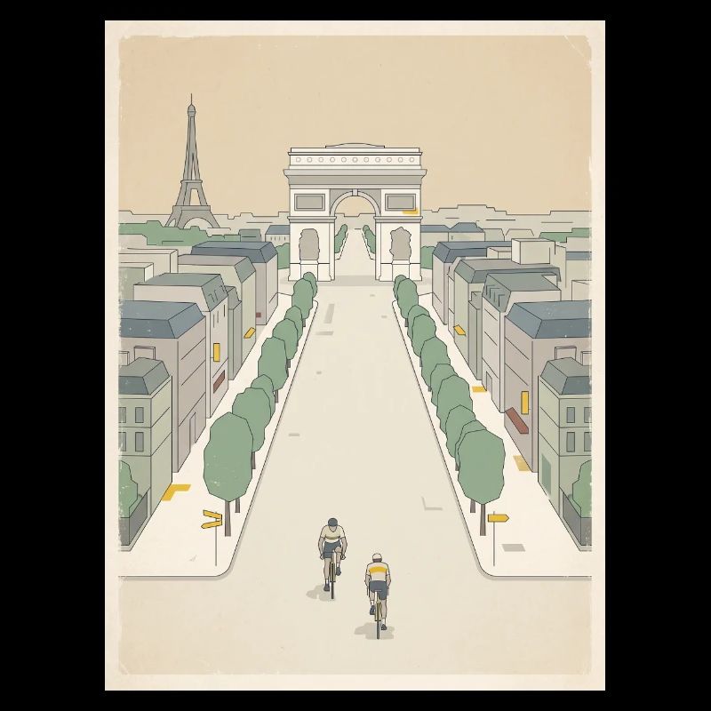 Paris Finish — Cycling Memory