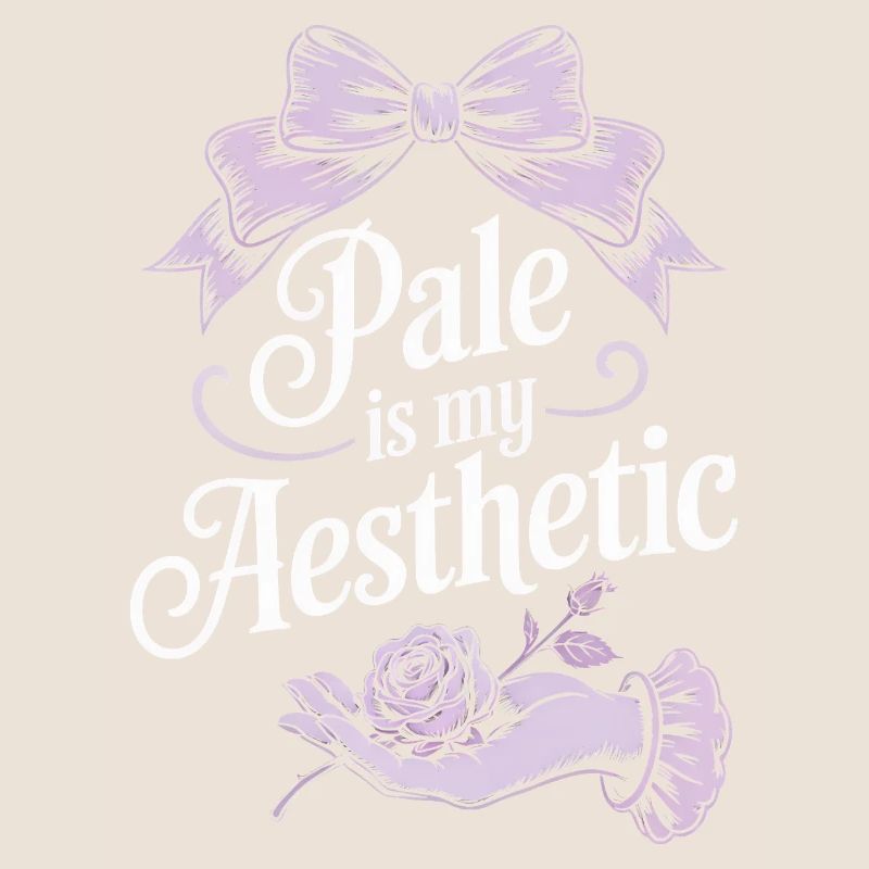 Pale Aesthetic Script with Bow