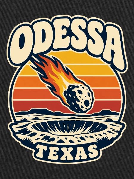 Texas Odessa Meteor Sunset