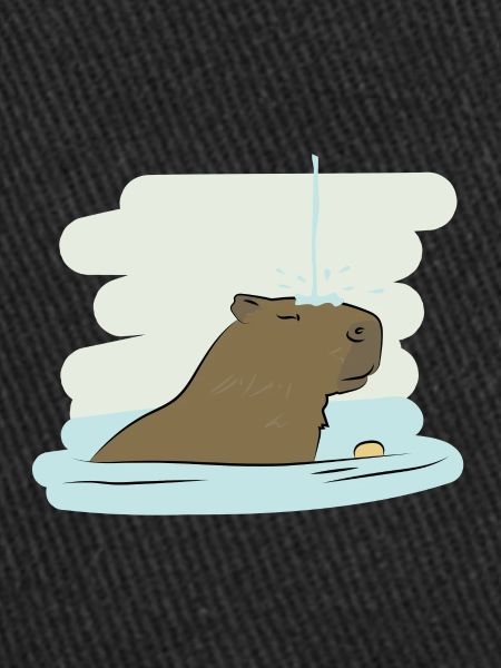Design d’illustration « Baisers de Capybara »