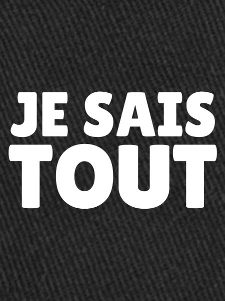 je sais tout