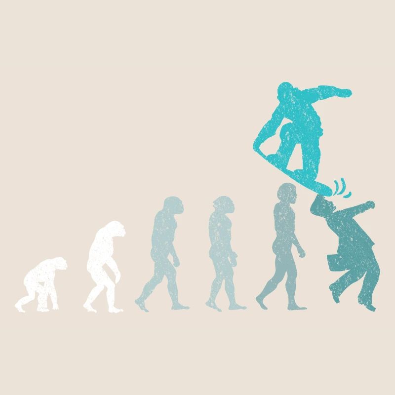 Snowboarder Evolution Snowboard Wintersport