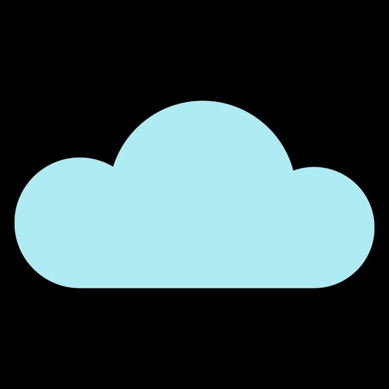 Nuages design bleu comme Skype