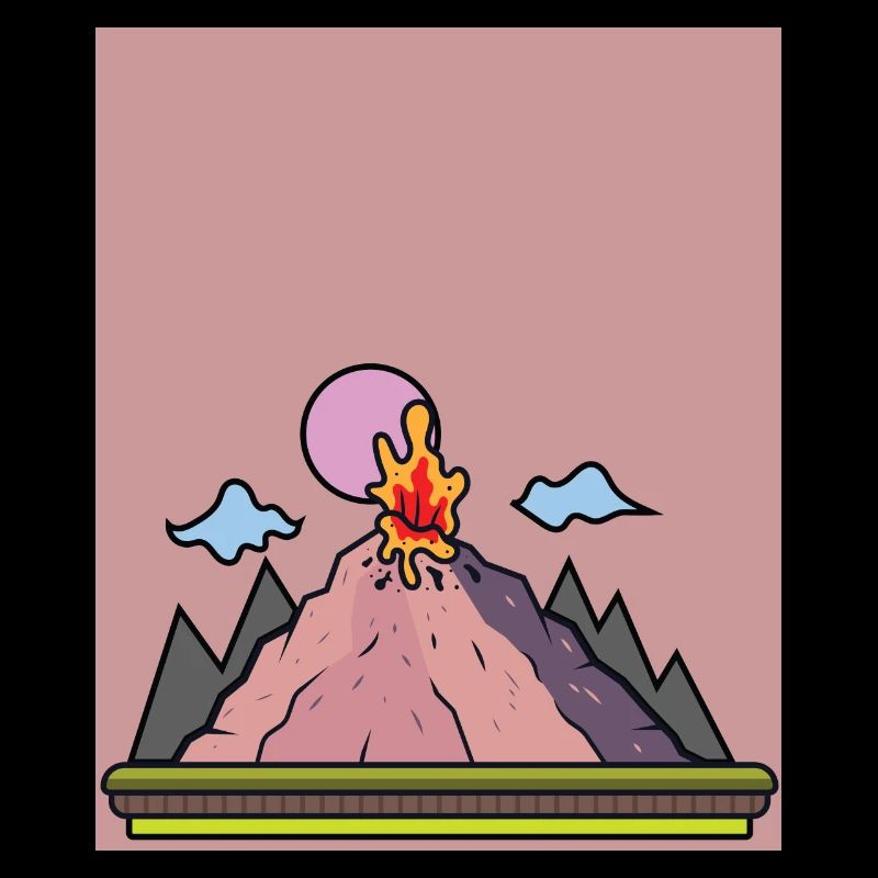 Vulkanausbruch Supervulkan Eruption Lava