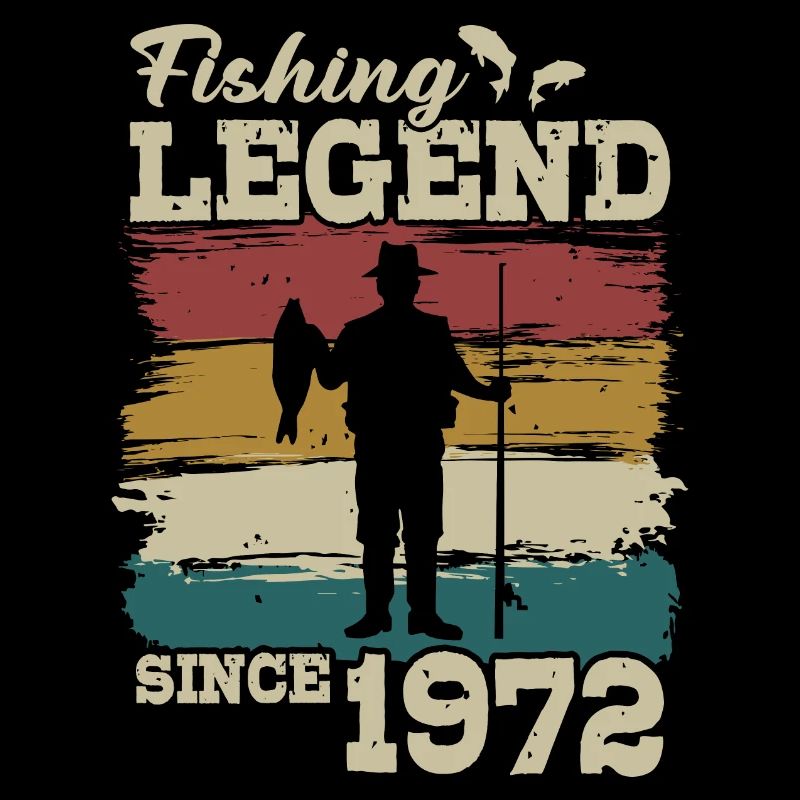 1972 Anniversaire du pêcheur né