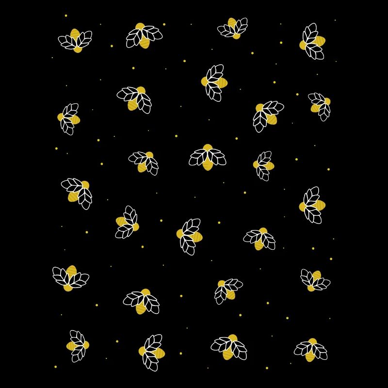 Fireflies flying around