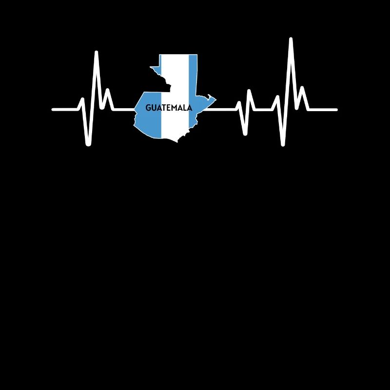Heartbeat Design Guatemala Drapeau