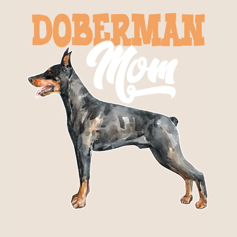 Dobermann Hund Dobermann Mutter