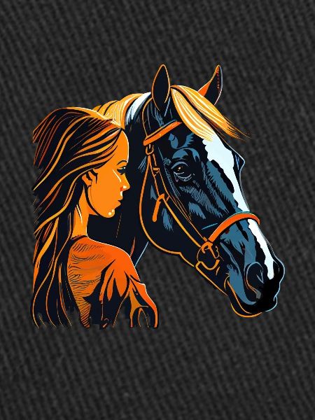Cheval et fille