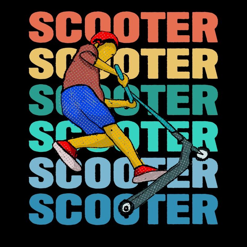 Scootering Colorful