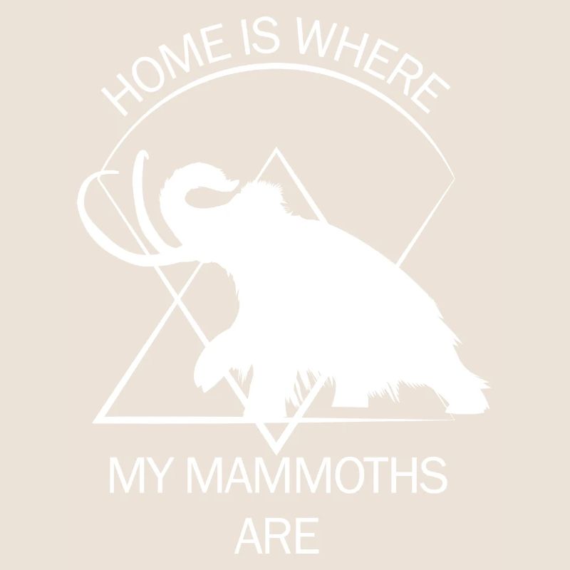 Lustiges Mammut Steinzeit Eiszeit Design Urzeit