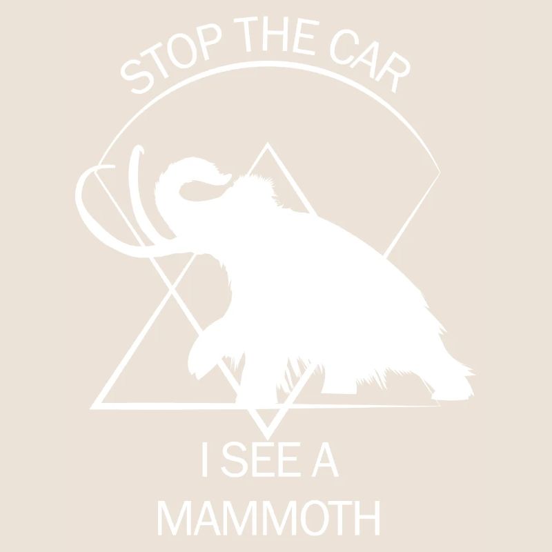 Lustiges Mammut Steinzeit Eiszeit Design Urzeit