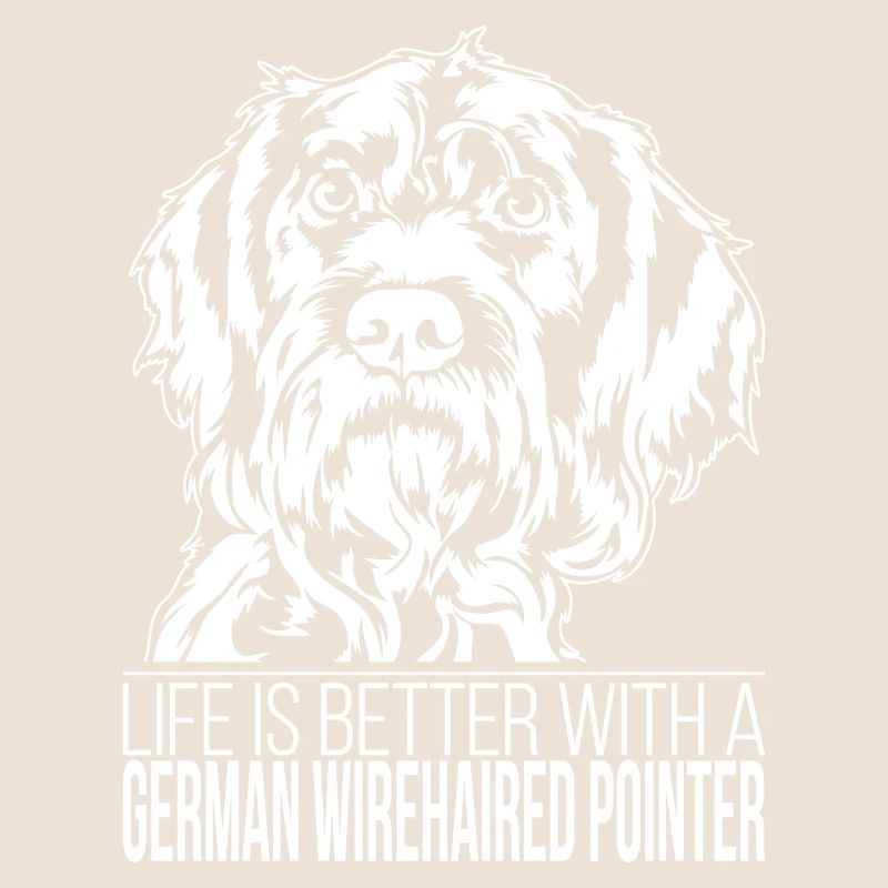 German Wirehaired Pointer life is better Wilsigns
