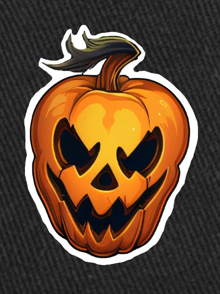 Evil Halloween Pumpkin