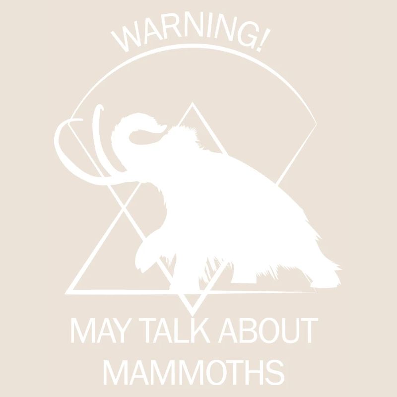 Lustiges Mammut Steinzeit Eiszeit Design Urzeit