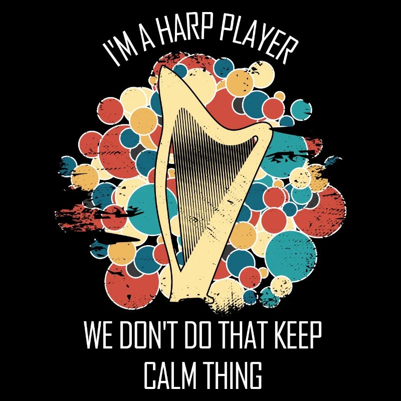 Harp Gift Musical Instrument Musician Plucking