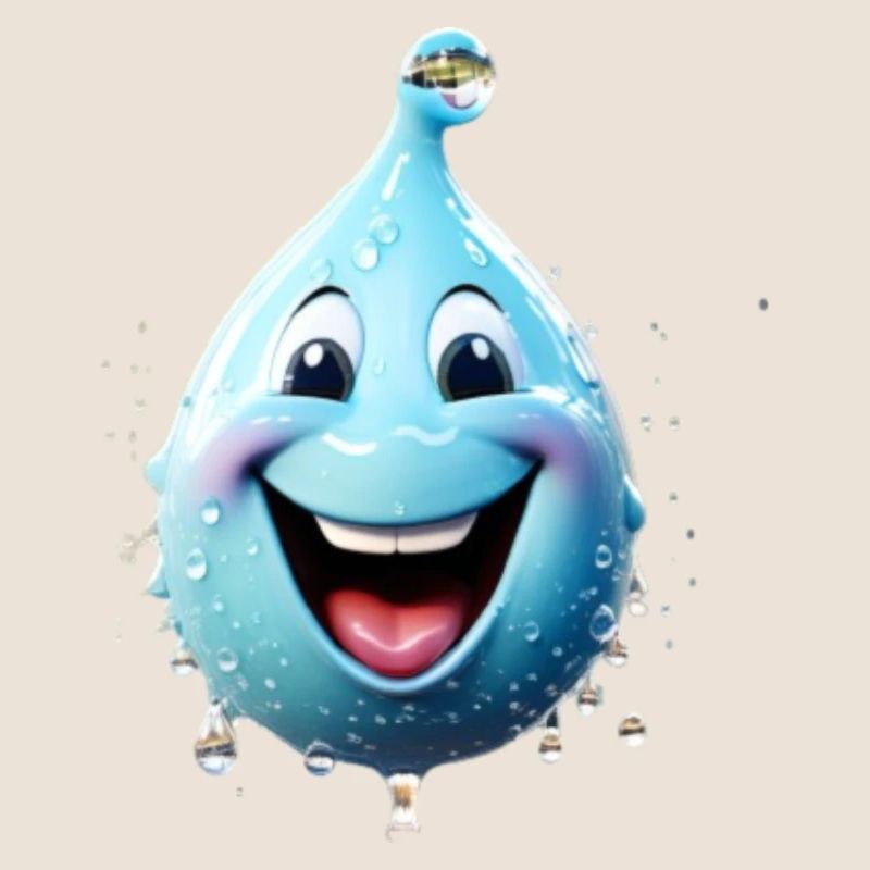 Der lachende Wassertropfen