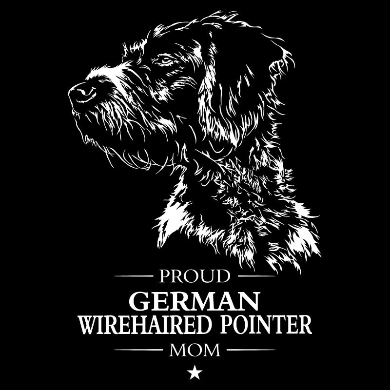German Wirehaired Pointer Mom Hunde Hund Wilsigns