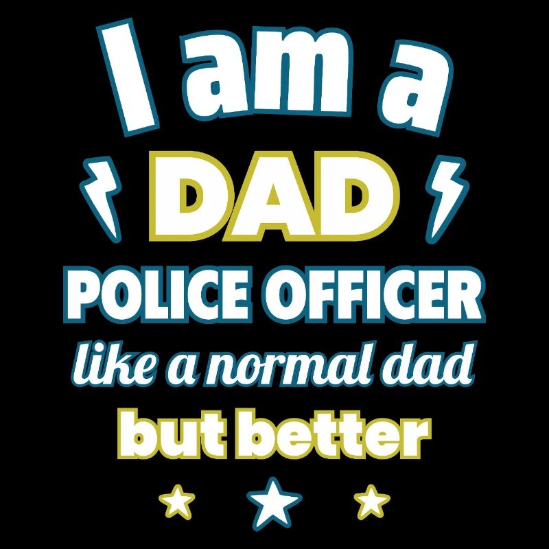 Ich bin ein Papa Polizist,geschenk vatertag