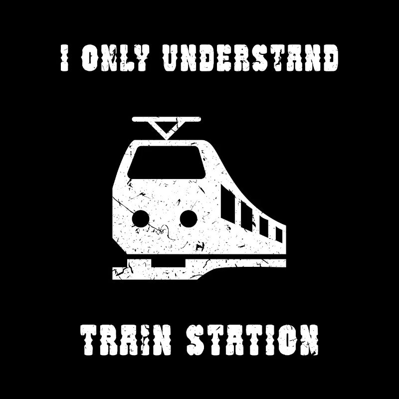 I ONLY UNDERSTAND TRAIN STATION, Denglisch, lustig
