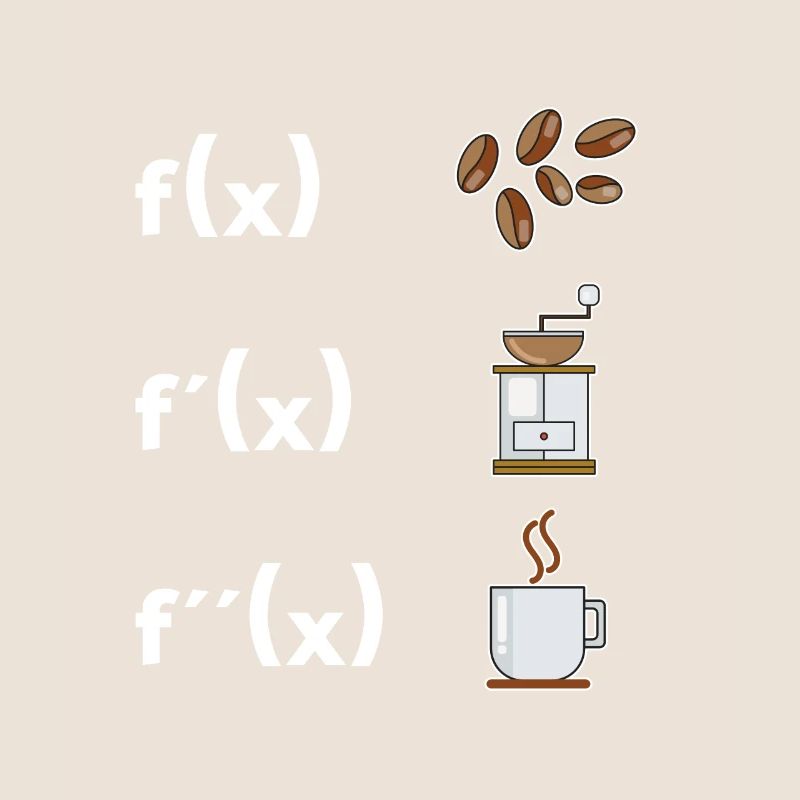 Math Teacher Derivation Coffee Lovers