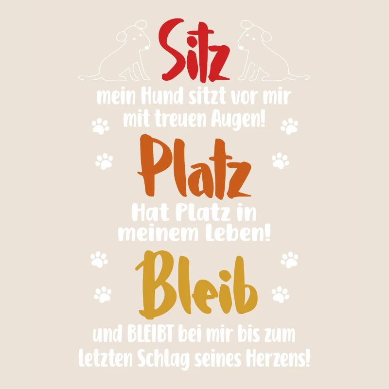 Sitz Platz Bleib Hundehalter Hunde