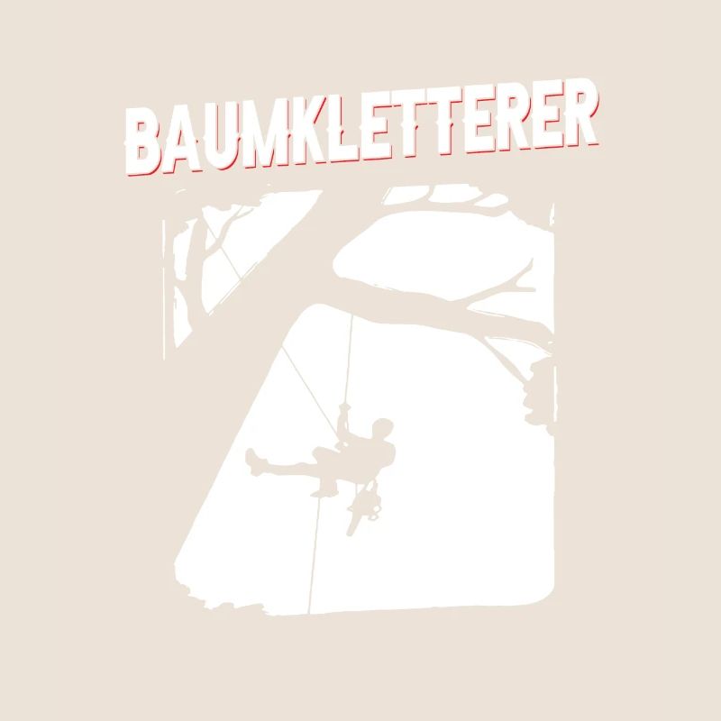 Baumklettern Baumpfleger Arborist Baumkletterer