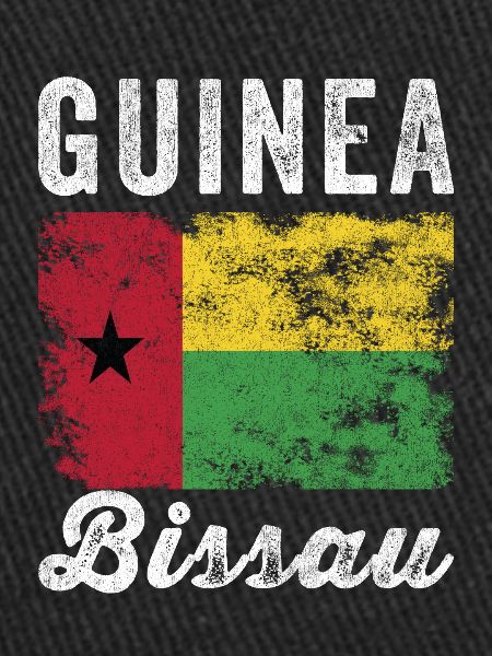 Guinea Bissau Flag Distressed