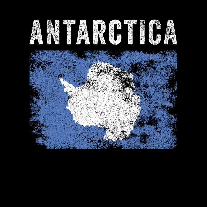 Antarctica Flag Vintage - Drapeau de l’Antarctique