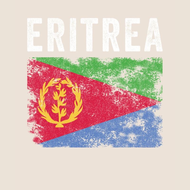 Drapeau érythréen en détresse - Drapeau érythréen