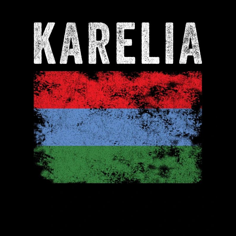 Karelia Flag Distressed - Karelische Flagge