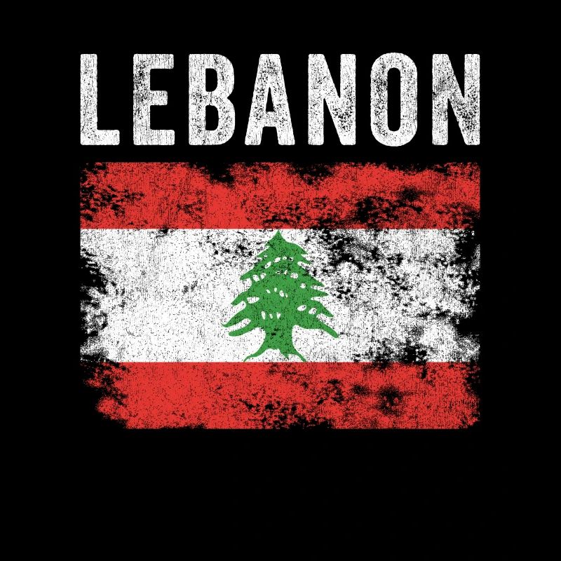 Drapeau libanais en détresse - Drapeau libanais