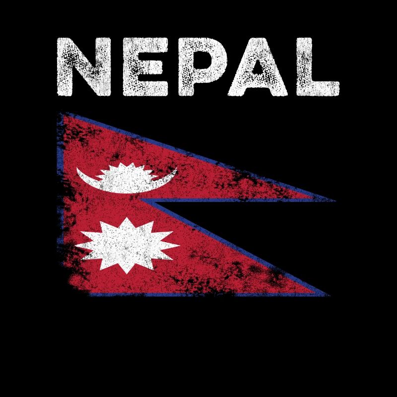 Nepal Flag Distressed - Nepali Flag