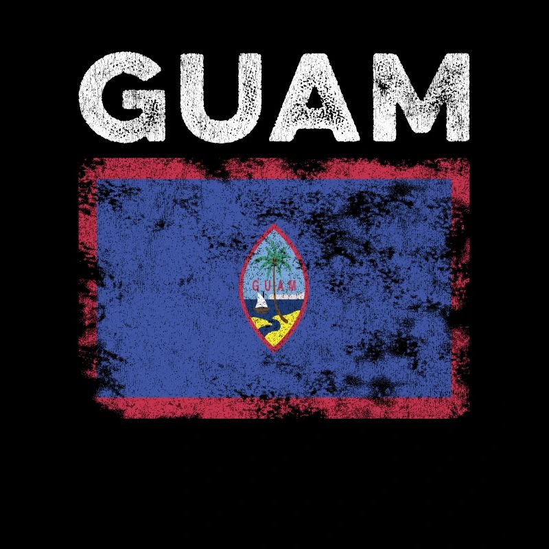 Guam Flag Distressed - Guamanian Flag