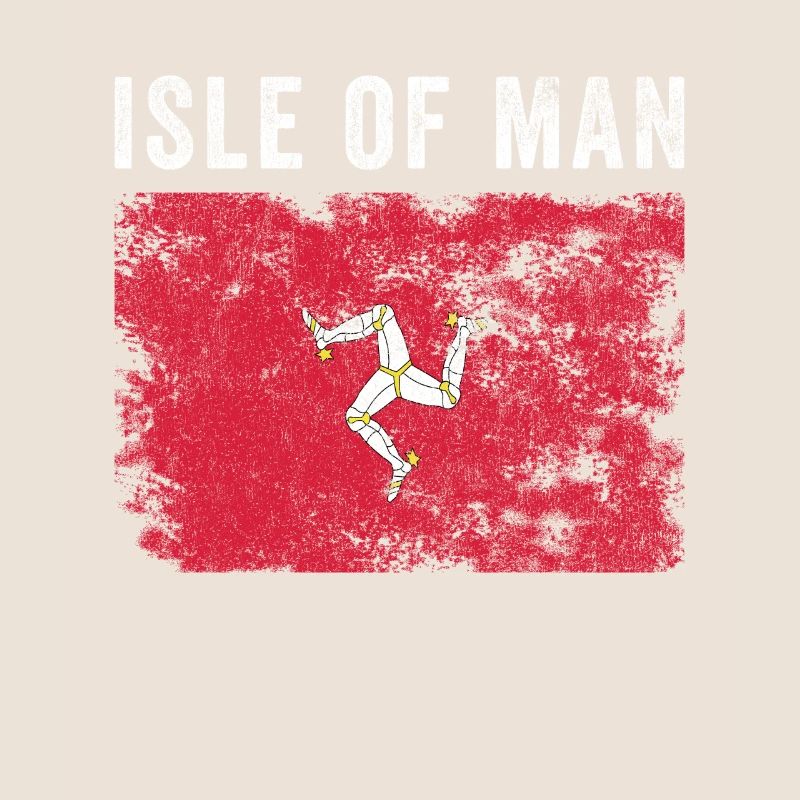 Drapeau de l’île de Man en détresse - Drapeau de Manx