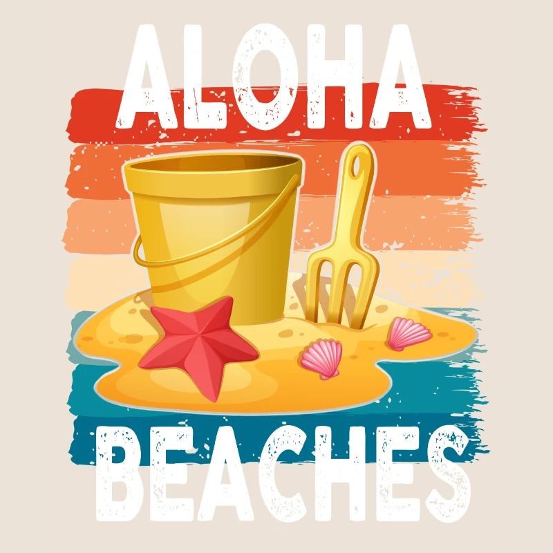Plages d’Aloha Île tropicale d’été hawaïenne