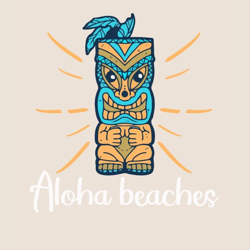 Plages d’Aloha Île tropicale d’été hawaïenne