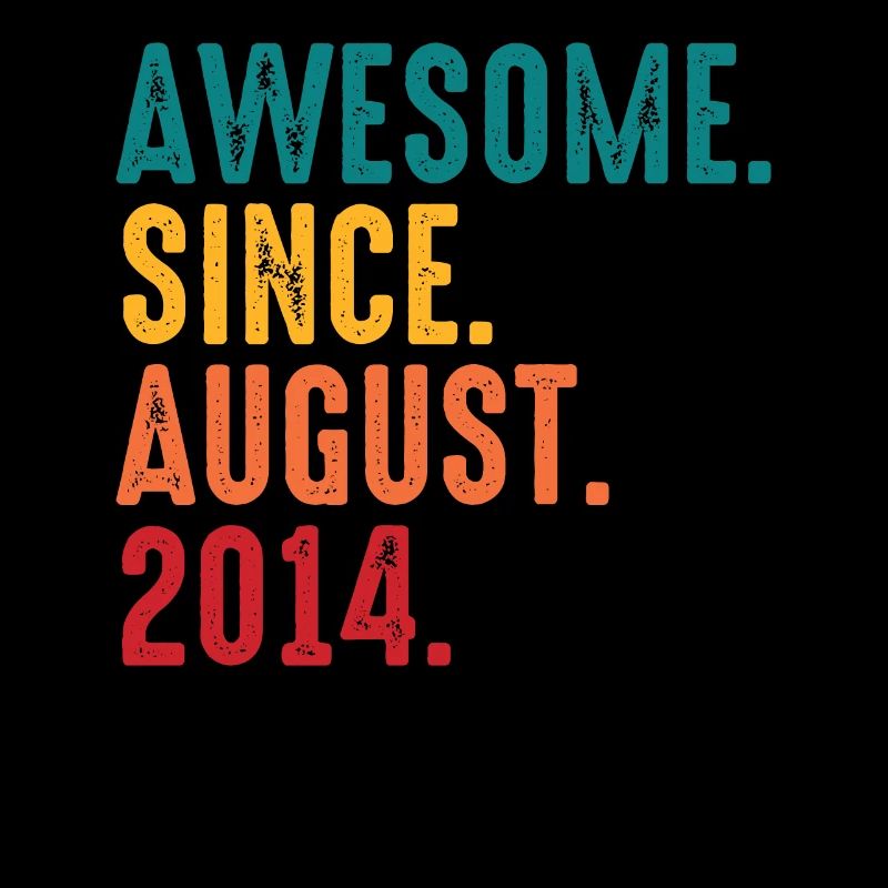 August 2014 - Birthday in August